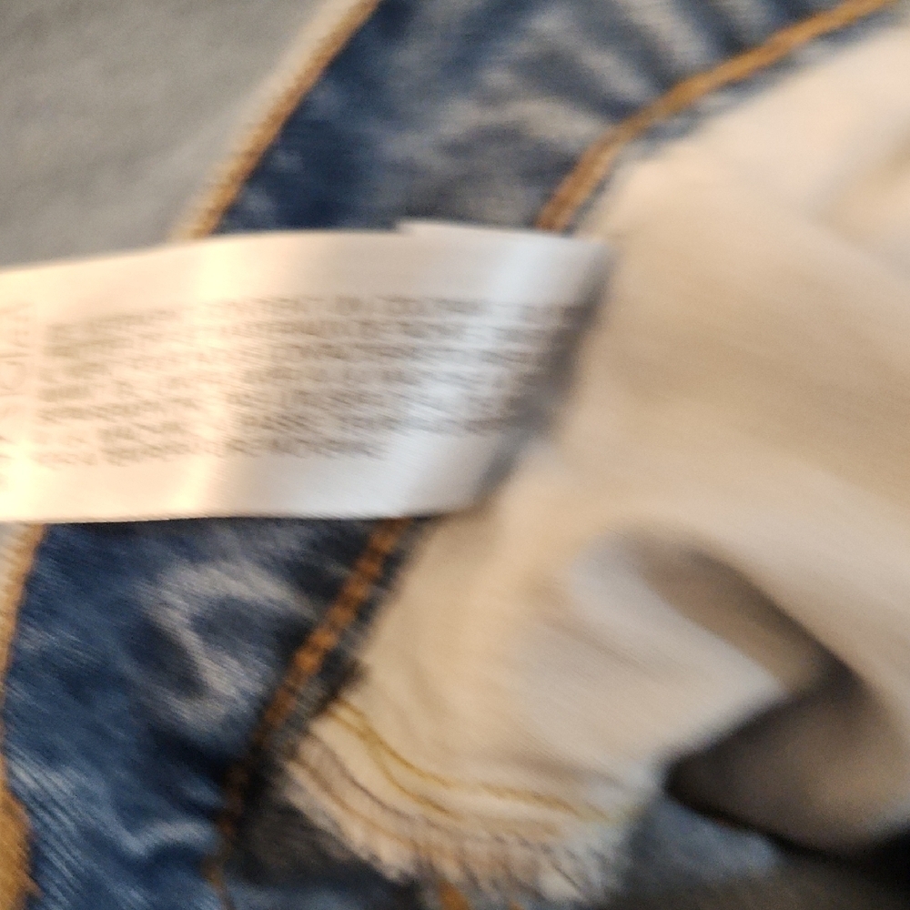 Long Denim Skirt with Front Slit - Picture 6 of 7